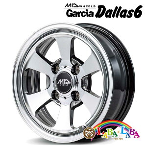 �z�C�[�� 14�C���` 14×4.5J +45 PCD100 4�� MID GARCIA Dallas6 (1445 +45 100-4H)