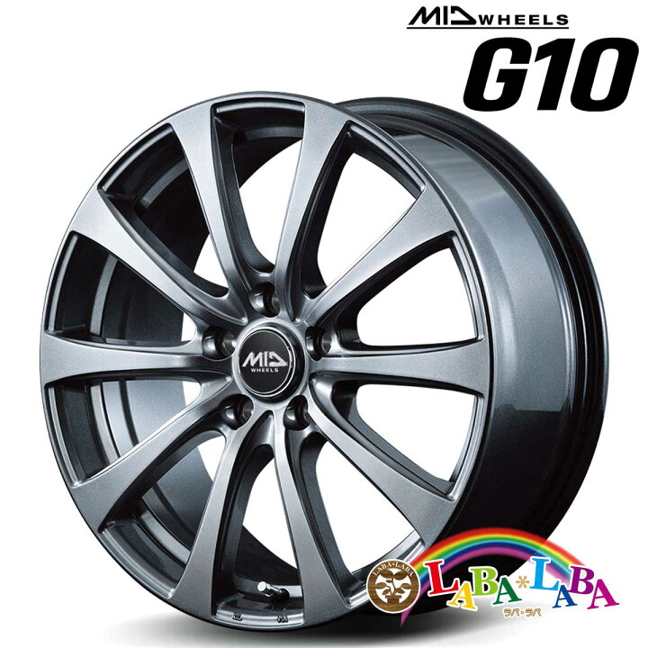 楽天市場】ホイール 18インチ 18×7.5J +38 PCD114.3 5穴 MID EUROSPEED 