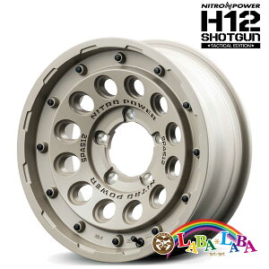 �z�C�[�� 16�C���` 16×6.0J -5 PCD139.7 5�� MID NITRO POWER H12 SHOTGUN TACTICAL EDITION 4�{�Z�b�g (1660 -5 139-5H)