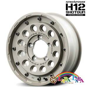 �z�C�[�� 16�C���` 16×5.5J +20 PCD139.7 5�� MID NITRO POWER H12 SHOTGUN TACTICAL EDITION 4�{�Z�b�g (1655 +20 139-5H)