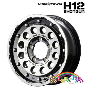 �z�C�[�� 16�C���` 16×5.5J +20 PCD139.7 5�� MID NITRO POWER H12 SHOTGUN 4�{�Z�b�g (1655 +20 139-5H)
