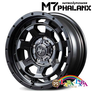 �z�C�[�� 16�C���` 16×5.5J +20 PCD139.7 5�� MID NITRO POWER M7 PHALANX (1655 +20 139-5H)