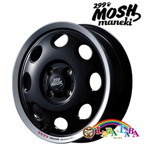 �z�C�[�� 15�C���` 15×4.5J +45 PCD100 4�� MID 299 MOSH MANEKI 4�{�Z�b�g (1545 +45100-4H)