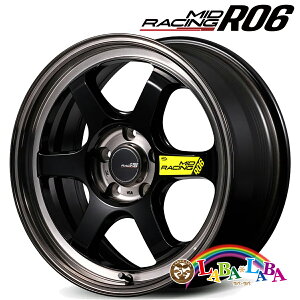 �y���Ԍ��聚�G���g���[�Ń|�C���g5�{�z�z�C�[�� 17�C���` 17×7.0J +48 PCD114.3 5�� MID RACIG R06 4�{�Z�b�g (1770 +48 114-5H)