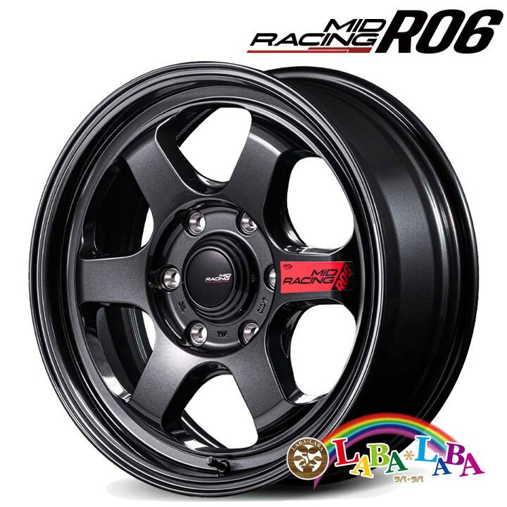 楽天市場】ホイール 17インチ 17×6.5J +38 PCD139.7 6穴 MID MID 