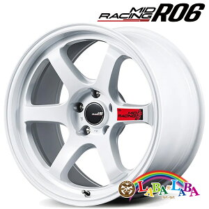 �y���Ԍ��聚�G���g���[�Ń|�C���g5�{�z�z�C�[�� 18�C���` 18×8.5J +45 PCD100 5�� MID RACIG R06 (1885 +45 100-5H)