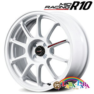 �y���Ԍ��聚�G���g���[�Ń|�C���g5�{�z�z�C�[�� 17�C���` 17×7.0J +45 PCD100 4�� MID RACIG R10 EVO (1770 +45 100-4H)