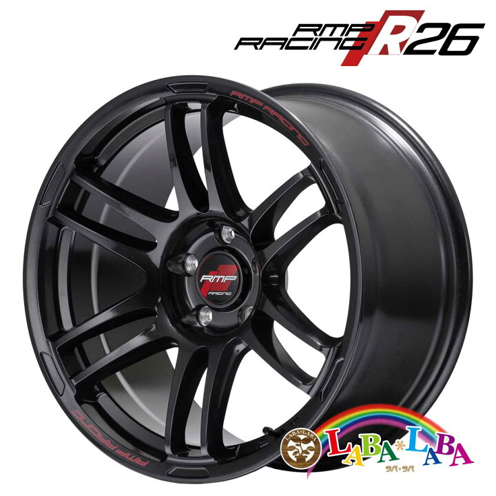 楽天市場】ホイール 18インチ 18×8.5J +45 PCD100 5穴 MID RMP Racing  