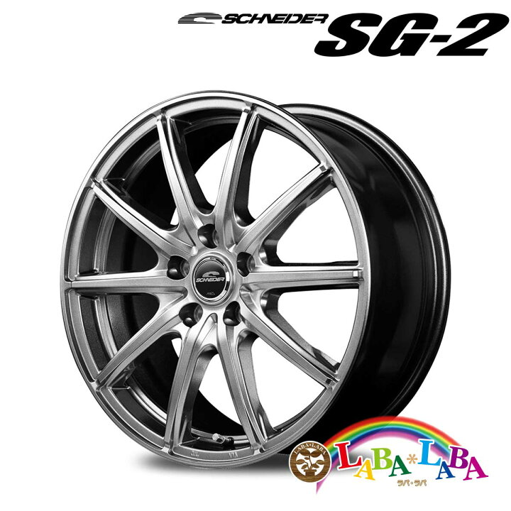 楽天市場】ホイール 17インチ 17×7.0J +50 PCD100 5穴 MID SCHNEIDER 