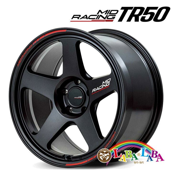 楽天市場】ホイール 18インチ 18×8.5J +45 PCD100 5穴 MID RMP-Racing 