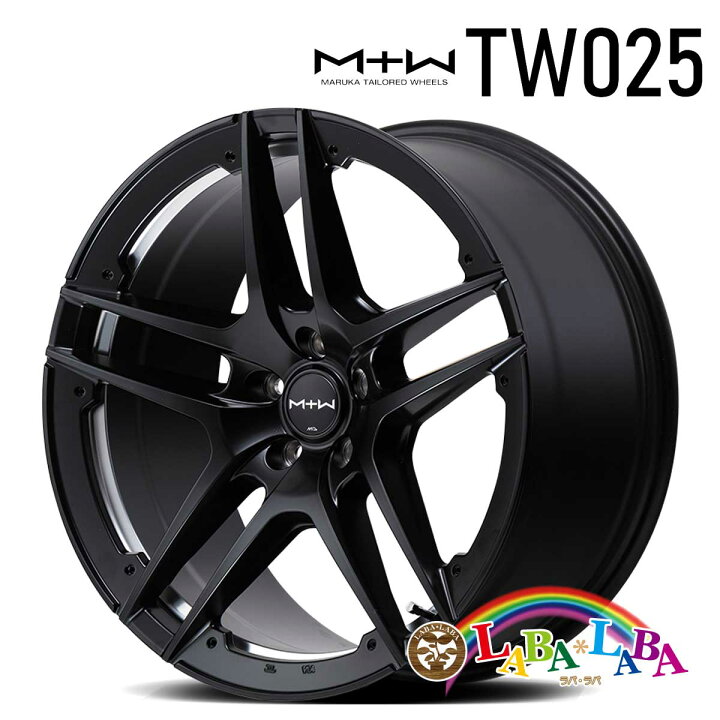 楽天市場】ホイール 19インチ 19X8.5J +35 PCD114.3 5穴 MID MTW TW025 