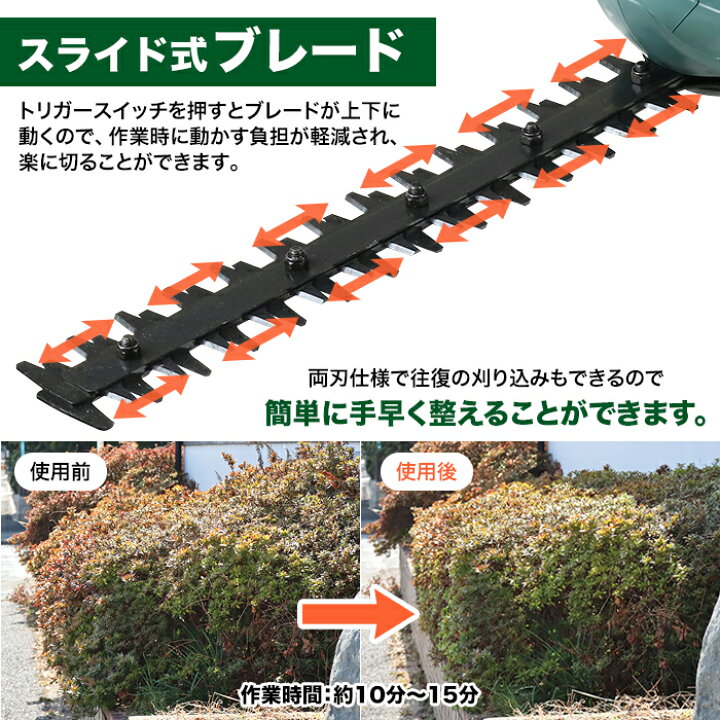 楽天市場】ヘッジトリマー 3WAY 電動 コードレス 充電式 草刈り機 芝刈り機 高枝切りバサミ ポールヘッジトリマー 伸縮式 軽量 トリマー バリカン 剪定 高枝切り 草刈り 芝刈り ガーデニング 園芸【送料無料】###トリマーET1007### : Labbing store 楽天市場】ヘッジトリマー 3WAY 電動 コードレス 充電式 草刈り機 芝刈り機 高枝切りバサミ ポールヘッジトリマー 伸縮式 軽量 トリマー バリカン 剪定 高枝切り 草刈り 芝刈り ガーデニング 園芸【送料無料】###トリマーET1007### : Labbing store