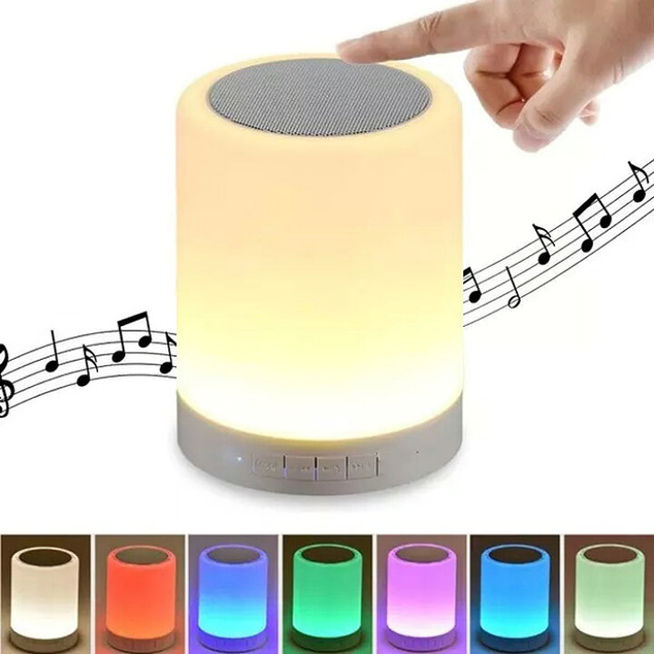 楽天市場】LEDライト Bluetooth スピーカー デスクライト 7色ライト 
