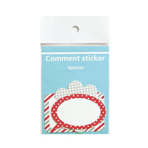 コメントやタイトルも可愛くアレンジ コメントステッカー 《手作りアルバム/スクラップブック/デコ/シール/台紙/おしゃれ/大人/かわいい/可愛い/手帳合わせ買い》【ラボクリップ】