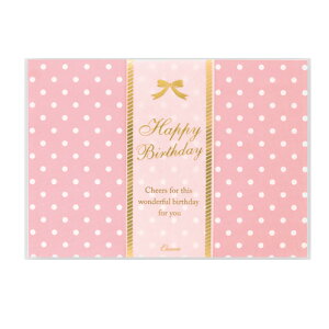 hbg̃J[hɊꂽ̑ѕt Cassie iHappy Birthdayj sJ[h/fR/bZ[WJ[h//l/킢/ty{Nbvz