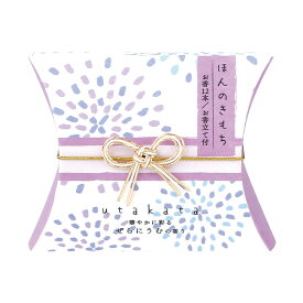 utakata／インセンス《お香/スティックタイプ/香立て付き/ルームフレグランス/ギフト/贈り物/プレゼント/おしゃれ/大人/かわいい/可愛い/和柄》【ラボクリップ】