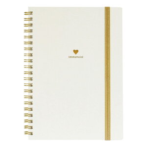 【楽天ランキング1位】A5ノート カミーユ 《ギフト/リングノート/7mm横罫/ダイエット/勉強/管理表/スタディプランナー/おしゃれ/大人/かわいい/可愛い》【ラボクリップ】