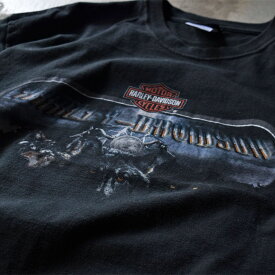 【中古】90’s　Harley-Davidson/ハーレーダビッドソン “wolf” Tシャツ　USA製　230508