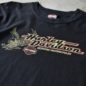 【中古】Harley-Davidson/ハーレー・ダビッドソン プリント Tシャツ　USA製　230819