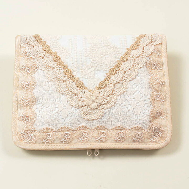 楽天市場】母子手帳ケース 約24×19cm 贅沢レース 収納抜群 