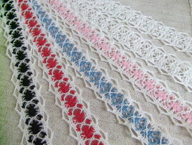 6色から選べる！！Layer lace　20mm巾　1m〜（30016）日本製　レース