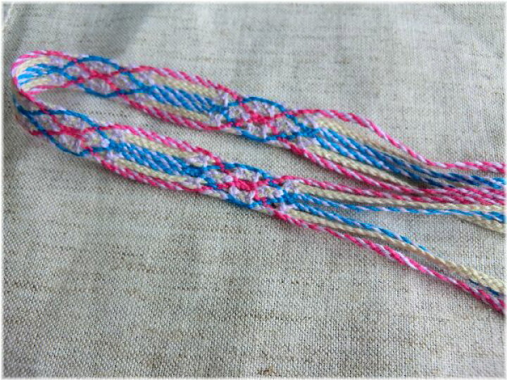 楽天市場 激安 ピンク ブルーのミサンガ お買い得 子供用 レースファクトリー