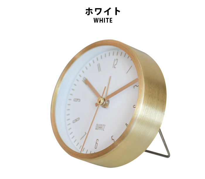 楽天市場】□□置き時計 ゴールド 置時計 おしゃれ ミニ 小さめ 北欧