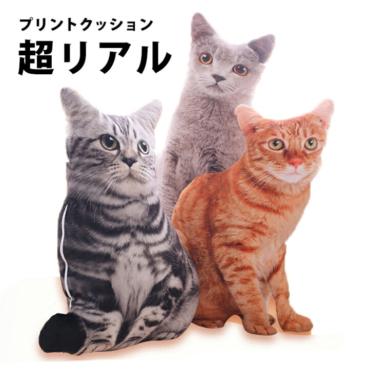 楽天市場 猫 抱き 枕 インテリア 猫 グッズ 抱き枕 ぬいぐるみ クッション プリント クッション 茶トラ 猫グッズ プレゼント リアル アメリカンショートヘア アニマル かわいい 一人暮らし インテリア雑貨 おしゃれ 猫雑貨 動物 ネコ ねこ 雑貨 Fab164 P