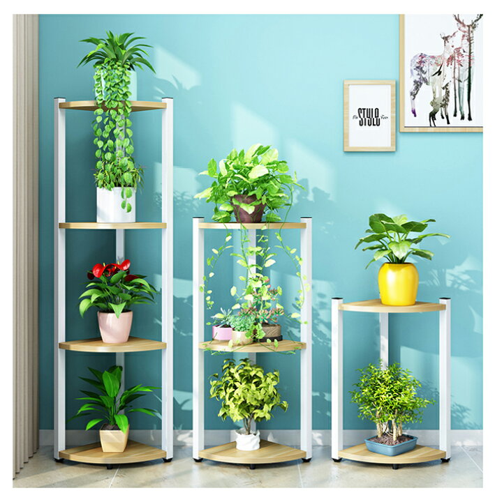 楽天市場 フラワースタンド スリム コーナー ラック コーナーラック 角 収納 棚 花台 おしゃれ 観葉植物 玄関 隅 ミニ 家具 スタンド 北欧 インテリア 消毒 台 アイアン 木製 オシャレ キッチン 置き 花 飾る 花瓶 置く Fnt 061 P 即納 9月末予約 レディース