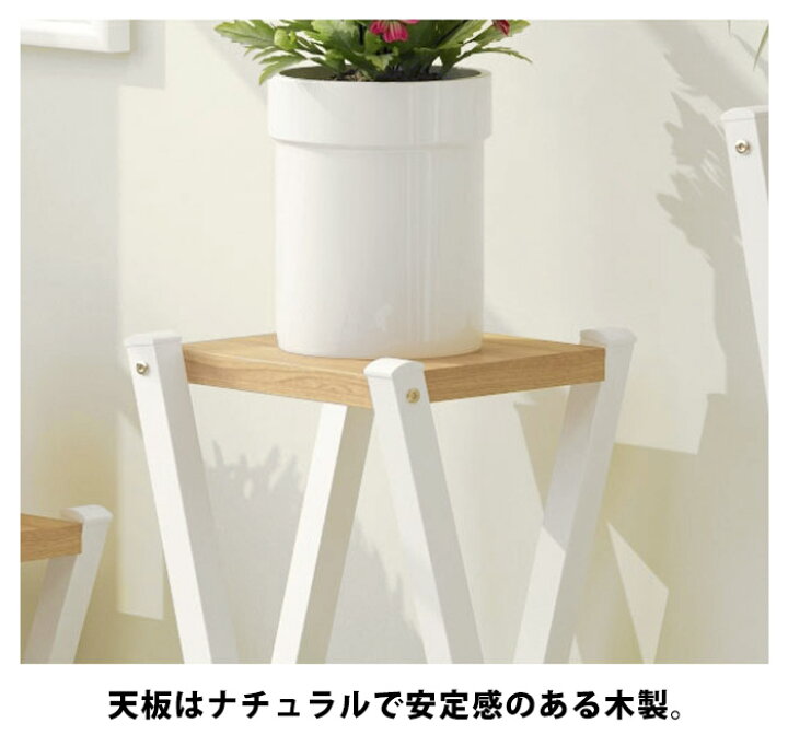 楽天市場 フラワースタンド スタンド インテリア 雑貨 花台 60cm おしゃれ 室内 プランタースタンド 観葉植物 台 アイアン 木製 ラック スリム 2段 玄関 フラワー 棚 白 ホワイト 黒 ブラック 木 木目 木目調 消毒 消毒液 Fnt 006 P 即納 5月下旬 5月末予約