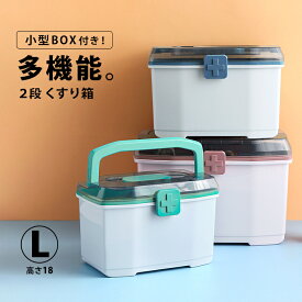 救急箱 おしゃれ 薬箱 薬 箱 大容量 救急ボックス 大きい ファーストエイドボックス 大 裁縫箱 収納 ケース ボックス ソーイングボックス トレー トレイ かわいい 小物入れ メイクボックス コスメ収納 コスメボックス 取っ手 持ち運び 持ち手 工具入れ int574【P】[□]