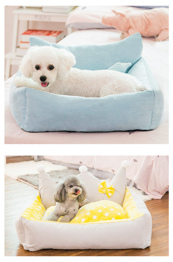 楽天市場】犬 ベッド かわいい ペット ふかふか ベット 犬ベッド