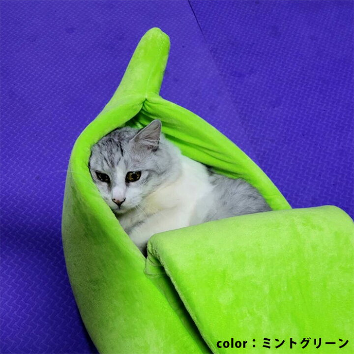 楽天市場 犬 ベッド もぐる 猫 ベッド 春夏 犬ベッド 猫ベッド バナナ かわいい ペットベッド ペット クッション 猫用 布団 ばなな ふとん バナナ型 キャットハウス おしゃれ ベット ペットベット ふわふわ 超小型犬 小型犬 犬用 Pet 033 P レディースブランドｌa