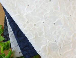 国産 葡萄柄レース生地【1個96cmx50cm】4個までネコポス可能KLM201