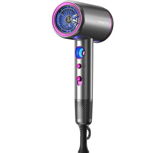 RUNCTY �h���C���[ �啗�� �w�A�h���C���[ ���� �y�V�݌v 2�����Z�x�}�C�i�X�C�I���z 1400W �����h���C���[ �������P �Ód�C���� �y�� �R���p�N�g �l�C ���e�Ɠd �w�A�P�A ���� ���Z ���f�B�[