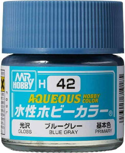 GSI クレオス(GSI Creos) GSIクレオス 新水性ホビーカラー ブルーグレー 10ml 模型用塗料 H42