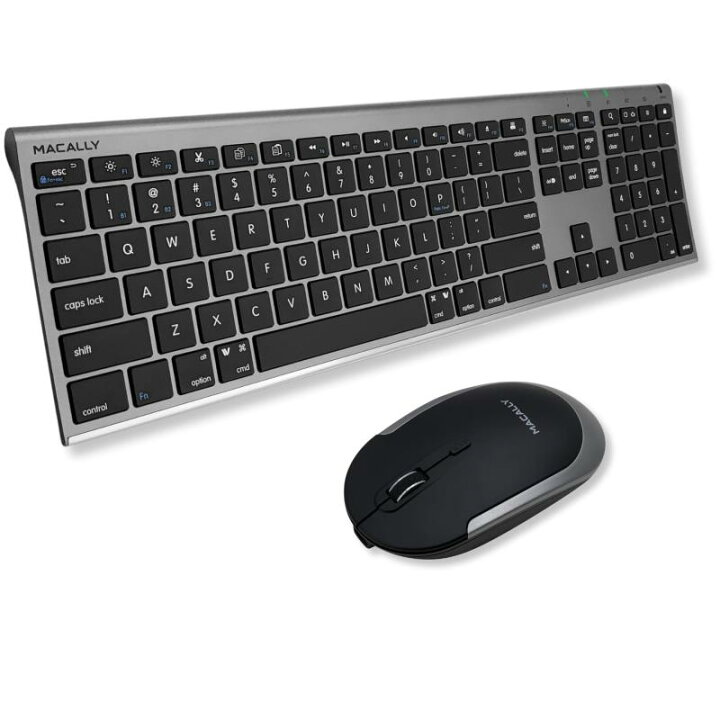 楽天市場】MACALLY mac キーボード コンパクト サイズ US配列 mac 