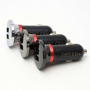 Deff USB J[`[W[ VK[ 2|[g 4.8A iPhone7 / 7 Plus / 6 / 6 Plus/iPad/iPod/Android/Xperia/Galaxy S7 EdgeΉ AutoSence/Ciger Charger