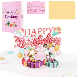 WDCD ̃o[Xf[J[h aJ[h bZ[WJ[h  J[h t 3D |bvAbvJ[h birthday card