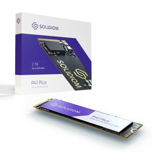 Solidigm P41 Plus�V���[�Y PCIe GEN 4 NVMe 4.0 x4 M.2 2280 3D NAND�����\���b�h�X�e�[�g�h���C�u�B