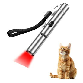猫 おもちゃ 多機能 LEDライト ポインター 猫 おもちゃ 光るおもちゃUSB充電式 じゃれ猫 ペット用品