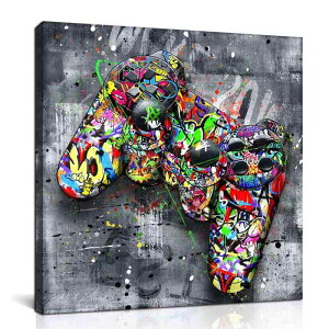 ARTJOY Graphical �A�[�g�p�l�� �G�� �C���e���A �Ǌ|�� ������� �G ���� ���r���O �l�C ���_�� �A�[�g�{�[�h �O���[ (50cm, gamepad)