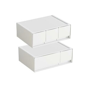 A5小物入れレターケース 引き出し2段/3段/4段/5段 デスクトレー 書類ケース 小物整理収納 積み重ねる対応 シンプル 頑丈 おしゃれ収納ボックス 文房具 デスク収納 ホワイト オフィス 防塵 コ