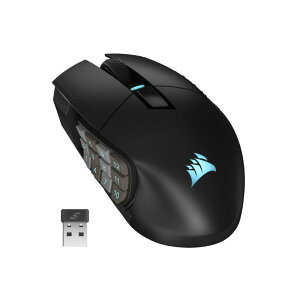 CORSAIR SCIMITAR ELITE Wireless ���C�����X �Q�[�~���O�}�E�X ���{�^�� MOBA/MMORPG���� �J�X�^���\ G�L�[ CH-9314311-AP