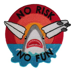 PatchClubNo Risk No FunASurf  Shark by - N[ȃAhx`[pb` - JtȎhJ - ACڒ/Dtby