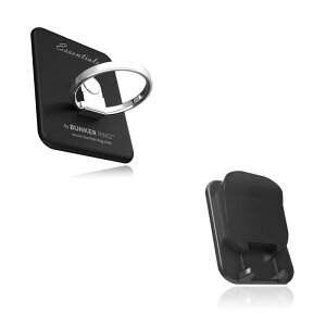 BUNKER RING Multi Holder Pack�y�ԍڃz���_�[�t�z�o���J�[�����O iPhone/Galaxy/Xperia/�X�}�[�g�t�H���E�^�u���b�gPC���w1�{�ŕێ������h�~+�X�^���h+�ԍڃz���_�[�@�\