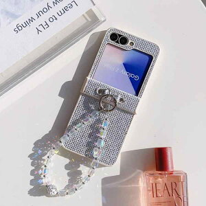 �X�}�z�P�[�X Galaxy Z Flip6 Z Flip5 �O���b�^�[ �������� �n�[�h�P�[�X �����h�~ �`�F�[���t�� �u���b�N �V���o�[