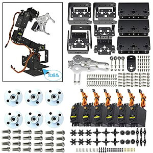 6���R�x���{�b�g�A�[��DIY�L�b�g�A���~���J�j�J���A�[���W���[Arduinor MG995�T�[�{�h���C�u�o���N�i��������K�v������� �����@����