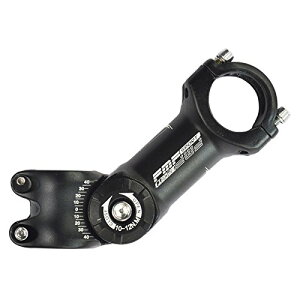 自転車用 25.4mmステム マウンテンバイク ロードバイク クロスバイクに 長さ110mm 80°アジャスタブル 角度 高めます 送料 無料