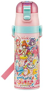スケーター skater 子供用 ステンレス キッズ 水筒 直飲み 470ml トロピカル プリキュア 女の子 SDC4A 送料 無料